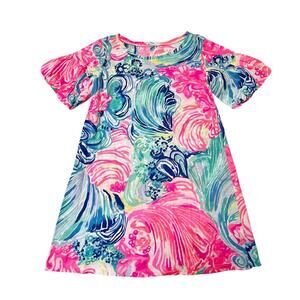Lilly Pulitzer Beach Please Mini Lindell Dress Size 4/5